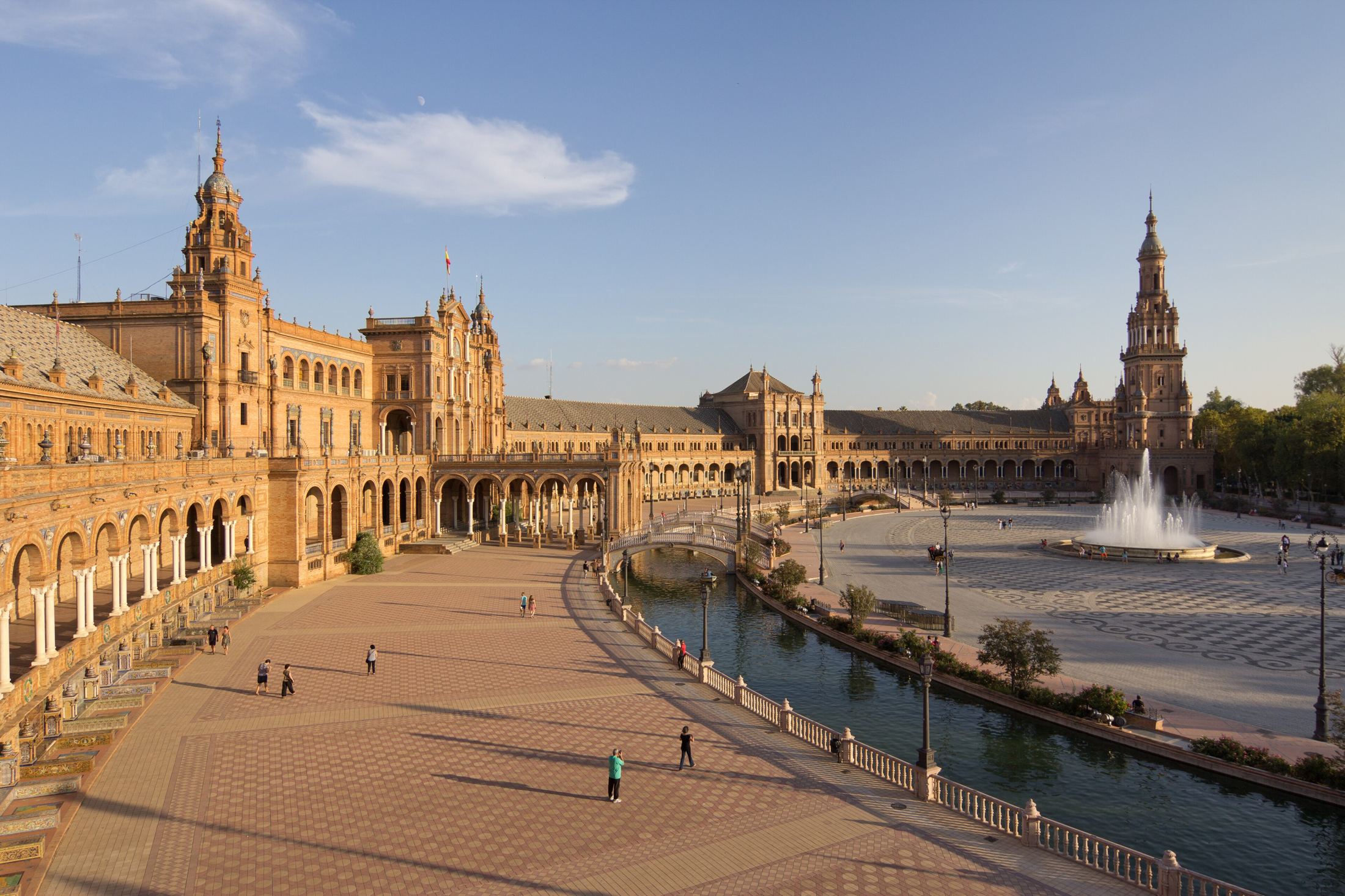 The Plaza de España in Seville